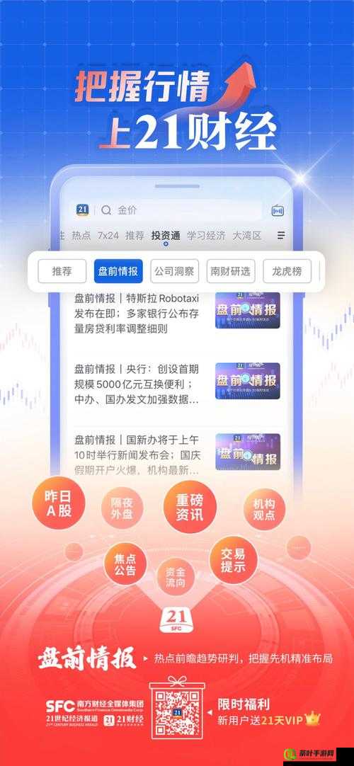 免费行情站 APP 页面下载广告：畅享精准行情资讯的必备工具